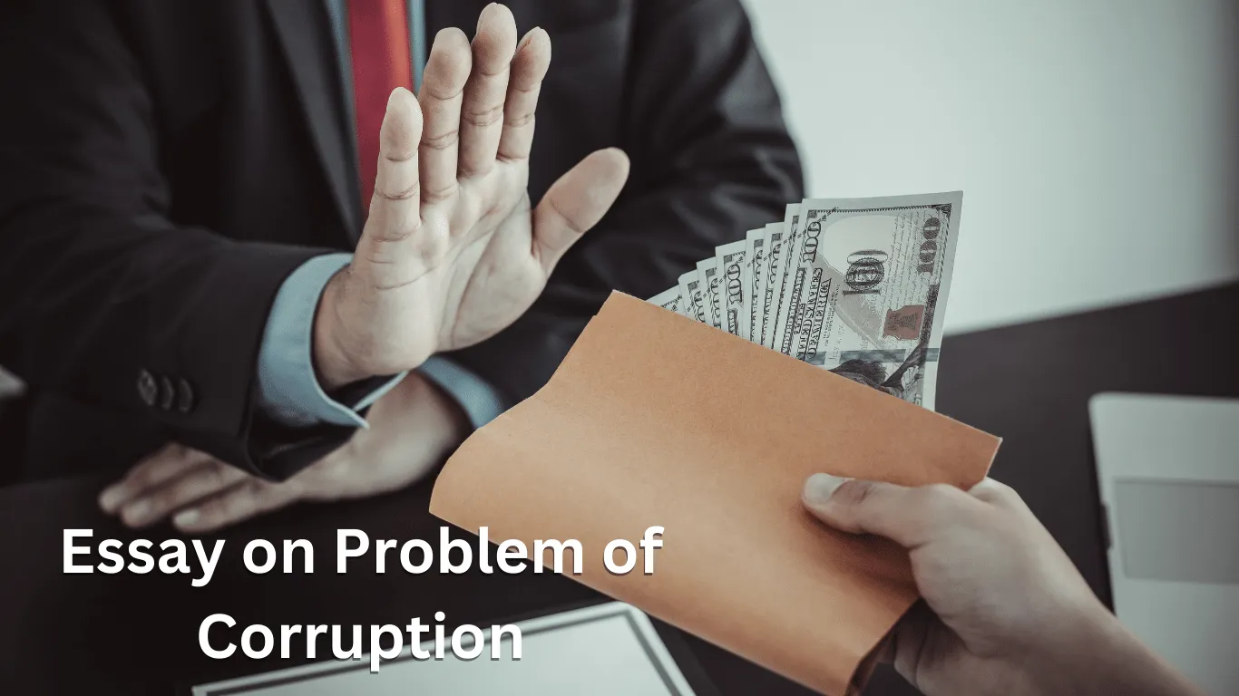 Essay on problem of corruption in hindi